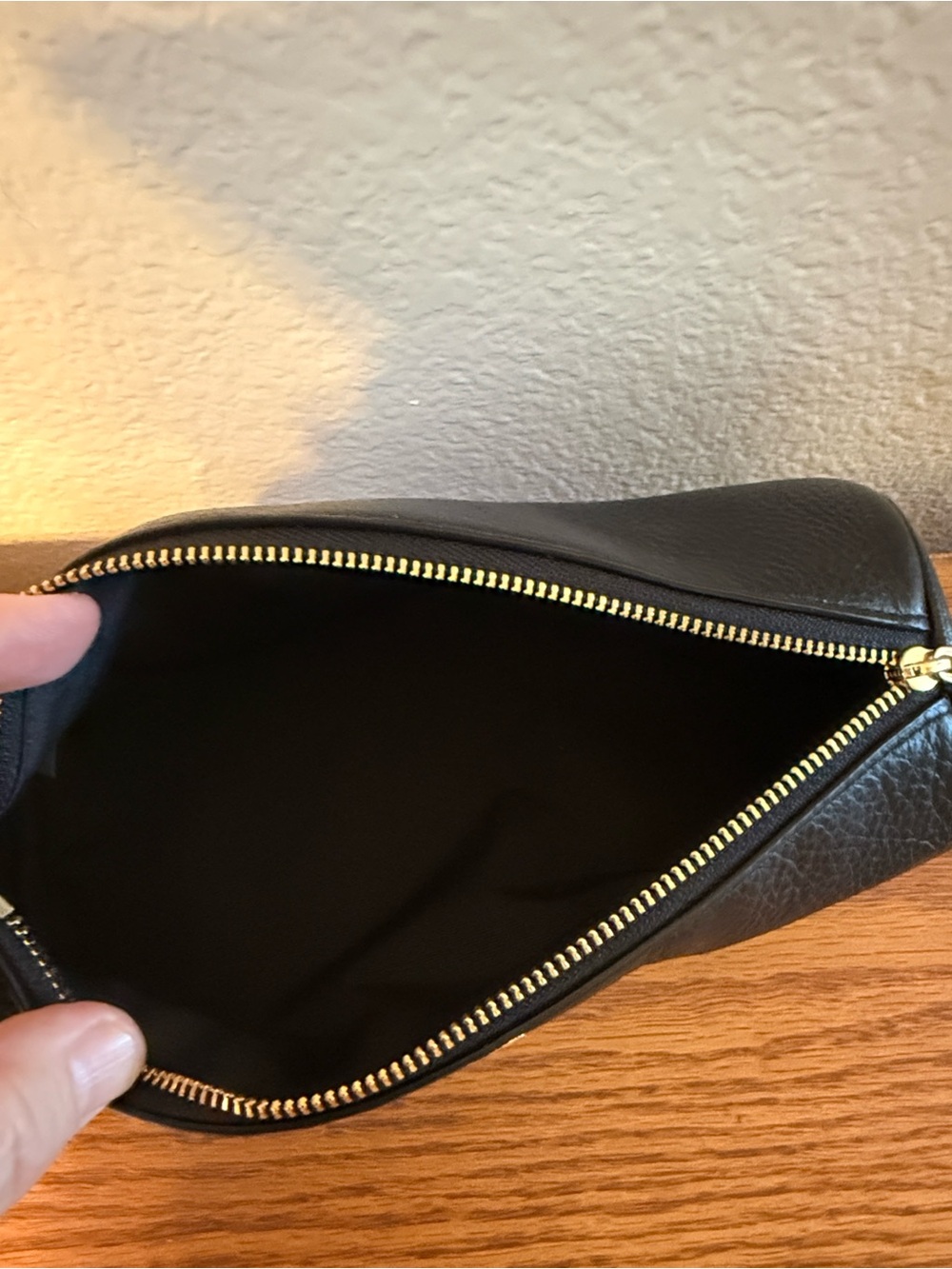 Coach Pebbled Leather Cylinder Pouch - Picture 2 of 3